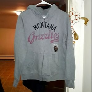 Montana Grizzlies zip up hoodie, large.